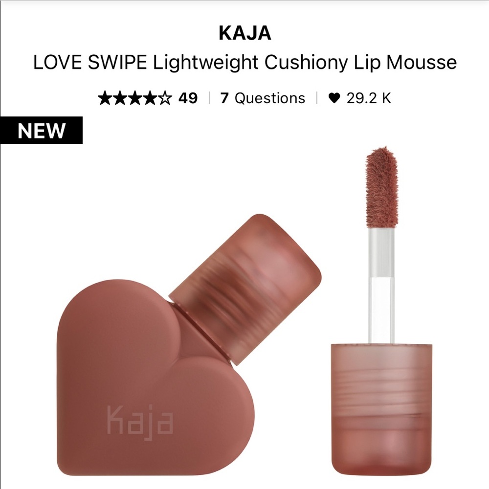 Kaja love swipe lightweight cushiony lip mousse - 03 everygirl